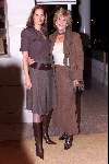 Amsterdam 15 september 2001
Modeshow Mart Visser in het Hilton.
Mariska Hulscher met Astrid Engels