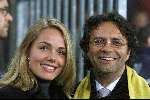 Eindhoven, 31 januari 2001
Pedro Salazar met Nerena Ruinemans