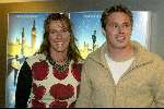 Scheveningen 20 januari 2002
Premiere THom & Thomas
Ingeborg Wieten met vriend, Jan Albert de weert