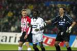 Eindhoven 26 januari 2002
PSV-NAC 3-1
Dennis Rommedahl  en Kofi Mensah
Babos