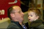 Heerenveen 22 december 2001
Leo Visser met zoon