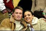 Heerenveen 22 december 2001
Skate  off wedstrijden voor Olympische spelen.
Leontien v Moorsel met man