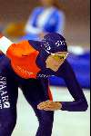 Heerenveen 22 december 2001
Skate  off wedstrijden voor Olympische spelen.
Marianne Timmer