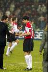 Eindhoven 26 januari 2002
PSV-NAC 3-1
Mark v Bommel en Ronald Waterreus (speler en keeper van het jaar)