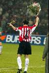 Eindhoven 26 januari 2002
PSV-NAC 3-1
Mark v Bommel en Ronald Waterreus (speler en keeper van het jaar)