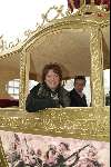 Amsterdam 8 januari 2002
Myrna Goossen  in de gouden koets