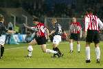 Eindhoven 30 januari 2002
PSV-Feyenoord voor de KNVB Beker
Mark v Bommel en Ono