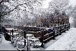Amsterdam 30 januari 2003
Amsterdam bij Sneeuw Winter Grachten
Winters tafereel woonboten