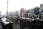 Amsterdam 30 januari 2003
Amsterdam bij Sneeuw Winter Grachten
Winters tafreel woonboten