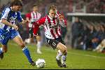 Eindhoven 10 December 2003
Wedstrijd in de Champions League tussen
PSV-Deportivi La Coruna, eindstand 3-2
Arjen Robben
