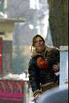 Amsterdam 25 januari 2003
Danielle Overgaag met haar zoontje Tijmen