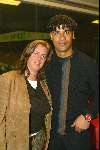 Volendam 29 januari 2003
Oud Ajax tegen oud Volendam
Frnk Rijkaard met Monique Rijkaard
