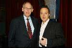 Amsterdam 1 januari 2003
Nieuwjaarsreceptie Staatsloterij in beurs v berlage.
Hans Dijkstal met Frans Bauer