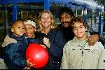 Beek 3 januari 2002
George Mc Cray met vrouw en kinderen en ex vrouw
