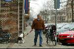 Amsterdam 18 januari 2003
Huub Stapel met hond