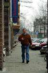 Amsterdam 18 januari 2003
Huub Stapel met hond
