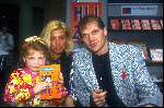 Jan Wouters met vrouw en dochter