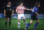 Jan Wouters spelend voor PSV
Scheidsrechter Martin Jol