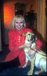 Mireille Bekooij met hond