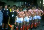 Europees Kampioenschap 1988 Duitsland
Nederlands elftal
Nederland-Ierland 1-0 18 Juni 1988
Ruud Gullit Jan Wouters Adri v Tiggelen Frank Rijkaard Marco v Basten Scheidsrechter Pauly W(Duitsland)