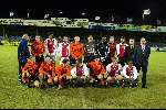 Volendam 29 januari 2003
Oud Ajax tegen oud Volendam.  Bryan Roy,  Frank Rijkaard   Keje Molenaar, Wim Kieft, Ronald Koeman Danny Blind John v t Schip Wim Kieft Bobby Haarms Marco v Basten Stanley Menzo Gerrie Muhren Arnold Muhren Wim Jonk Pier tol