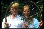 1983 Peter Winnen met zijn vrouw