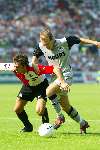Rotterdam 21 September 2003
Feijenoord - PSV  1-3 
Arjen Robben in duel met Peter v d Berg