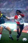 Regi Blinker in duel met Frank de Boer