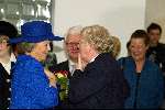 Eindhoven 17 januari 2003
Opening van Abbe Museum Eindhoven door Koningin Beatrix.
Rudi Fuchs en koningin Beatrix