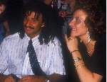 Munchen 1988 Feest na afloop van finale Nederland-Rusland, eindstand 2-0 voor het Europees Kampioenschap
Ruud Gullit en Yvonne Gullit