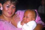 Sugar Lee Hooper met haar tweede kindje