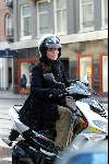 Amsterdam 30 januari 2003
Tamara Brinkman op scooter