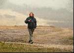 Hilversum 18 januari 2003
Wendy v Dijk wandelend met hond op de heide
Veel problemen met Xander de Buisonje