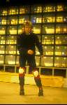 Goes 10 Januari 1985
Willem Ruis op de rolschaatsen in zijn circus