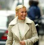 Amsterdam 23 januari 2004
Angela Kluivert en Mariet (st tropez)  op PC Hooftstraat in Amsterdam