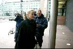 Den Haag 10 januari 2004
Advocaat Britta Bohler . De pers bij paleis van justitie in Den Haag bij rechtzaak Prinses Margartita