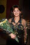 Caroline Tensen bij een aktie voor Roemenie
1990