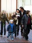 Kaatsheuvel 24 januari 2004
Premiere Doornroosje in de efteling. 
Erik de Vogel en Caroline de Bruin met kinderen
