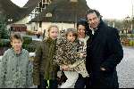 Kaatsheuvel 24 januari 2004
Premiere Doornroosje in de efteling. 
Erik de Vogel en Caroline de Bruin met kinderen