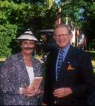 Breukelen 10 Juni 1998
Catherine Keyl met Pieter v Vollenhoven