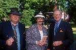 Breukelen 10 Juni 1998
Catherine Keyl met Pieter v Vollenhoven en Thijs v Leer