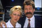 Chiel Montagne met vrouw