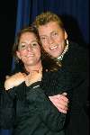 Aalsmeer 17 januari 2004
DJ Dave Heijneman met nieuwe vriendin.
