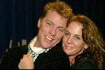 Aalsmeer 17 januari 2004
DJ Dave Heijneman met nieuwe vriendin.