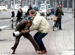 Amsterdam 26 januari 2004
Opnames film GAY. Fotograaf Edwin Smulders heeft ruzie met Hugo Metsers III