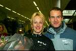 Schiphol 27 januari 2004
Aankomst op Schiphol van  Erben Wennemars en Marianne Timmer