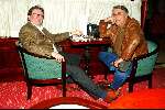 Bussum 9 januari 2003
Verkiezing omroepman van het jaar in Jan Tabak
Bart in het Hout en Fons v Westerloo