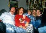 Hilde v Dijk met louis v Dijk en hun drie kinderen 1988