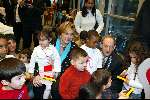 Amsterdam 19 januari 2004
Prinses Laurentien (zwanger) opent het nieuwe IBM pand  met Job Cohen samen.