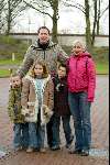 Kaatsheuvel 24 januari 2004
Premiere Doornroosje in de efteling. 
Jochem v Gelder met vrouw en kinderen